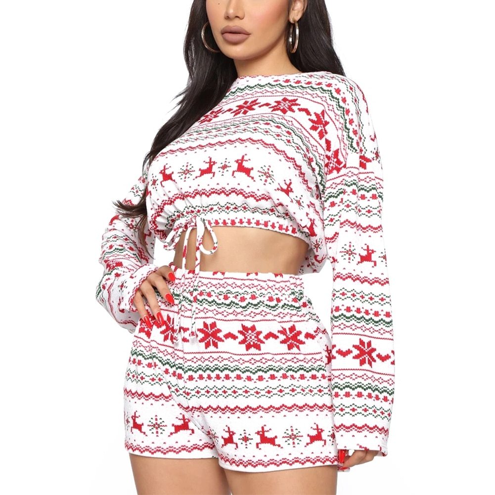 Women Christmas Pajama Set