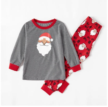 Christmas Printed Child Long Sleeve Pajama Set