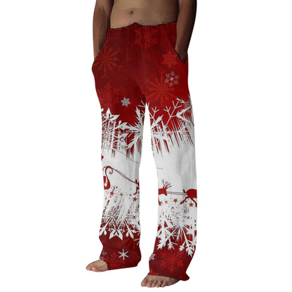 New Year Christmas Bell Pajama Pants