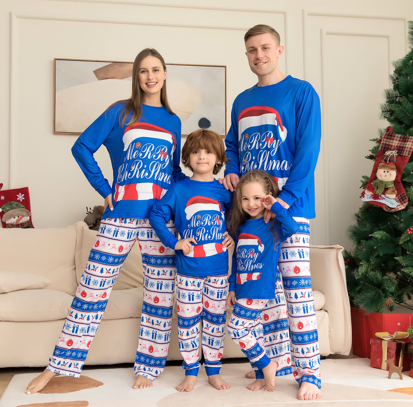 Christmas Matching Family Pajamas Set