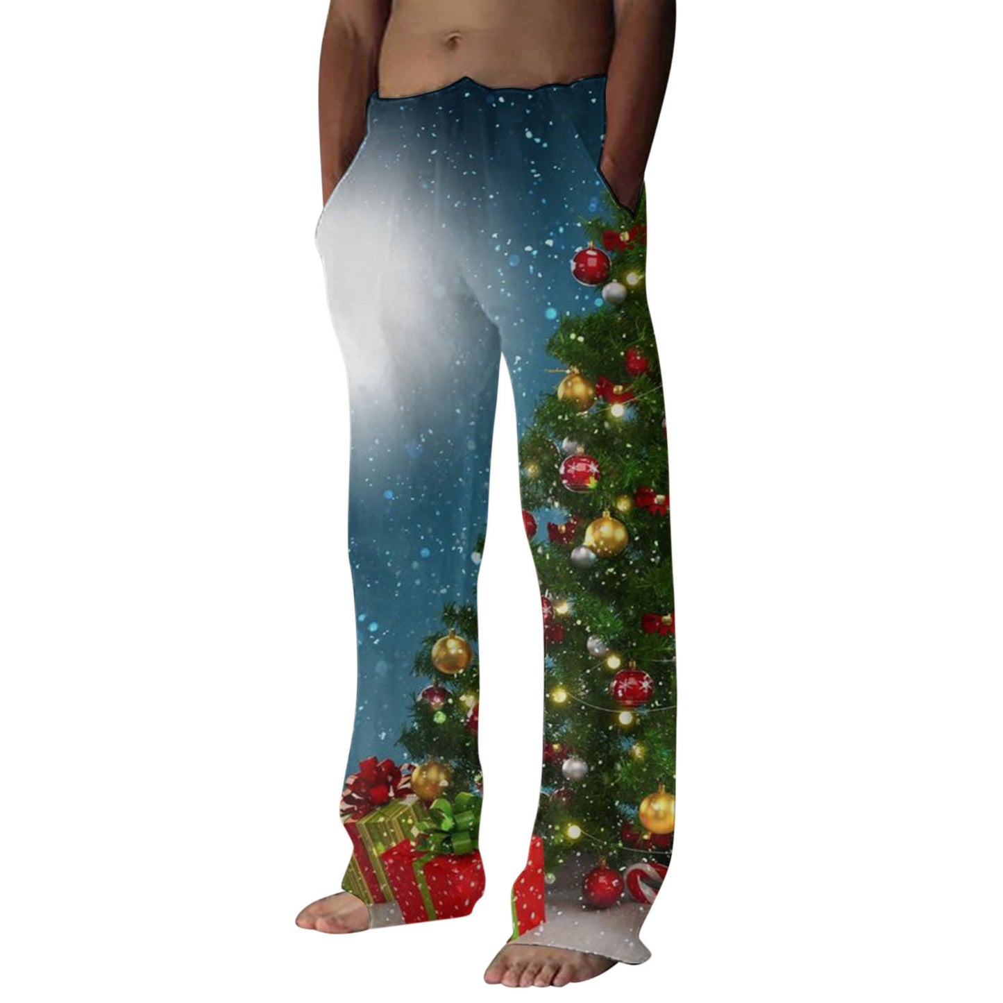 New Year Christmas Bell Pajama Pants