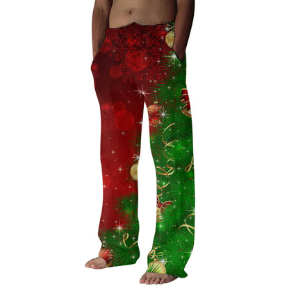 New Year Christmas Bell Pajama Pants