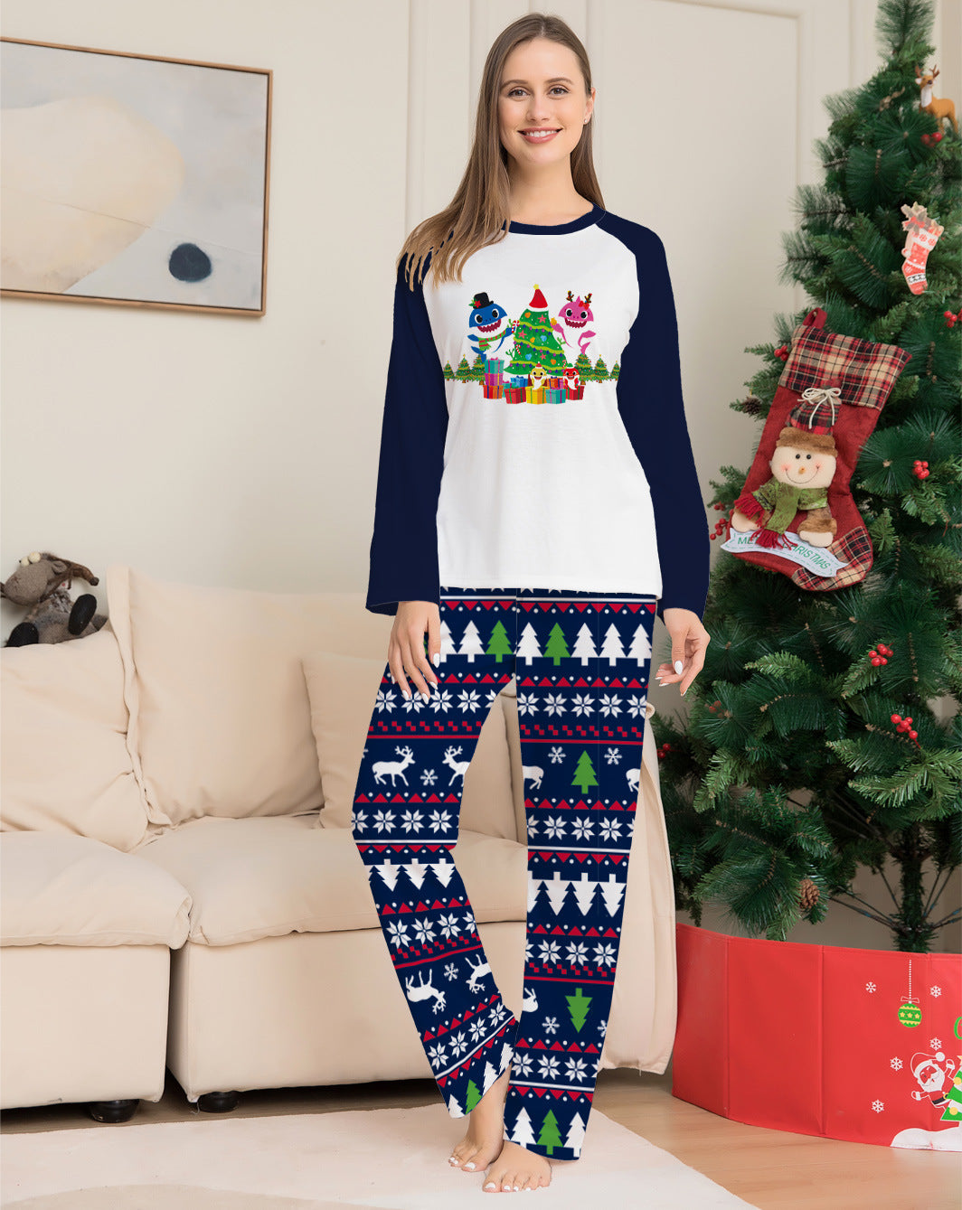 Family Matching Christmas Pajamas Set