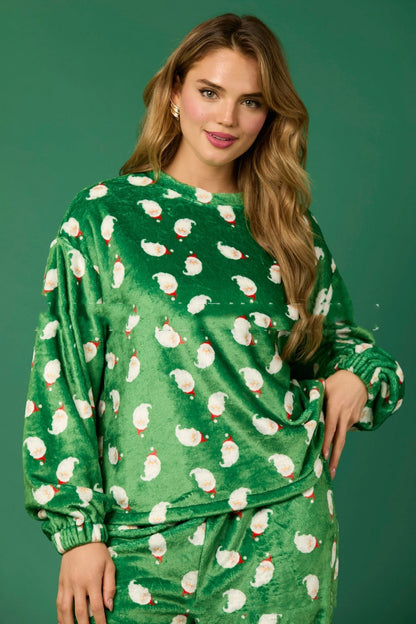 Casual Flannel Pajama Sets For Women